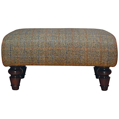 Tetrad Harris Tweed Lewis Footstool, Bracken/Tan Tetrad Harris Tweed Lewis Footstool, Bracken/Tan